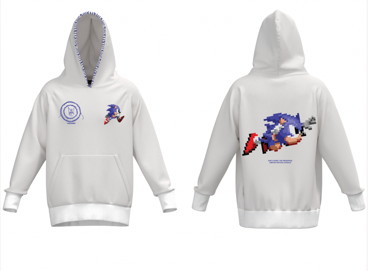 MJB X SONIC SINGLE HOODIE PIXALATED
