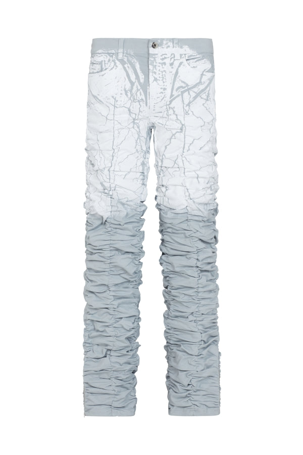 GREY LIGHTNING STACK PANTS - MJB