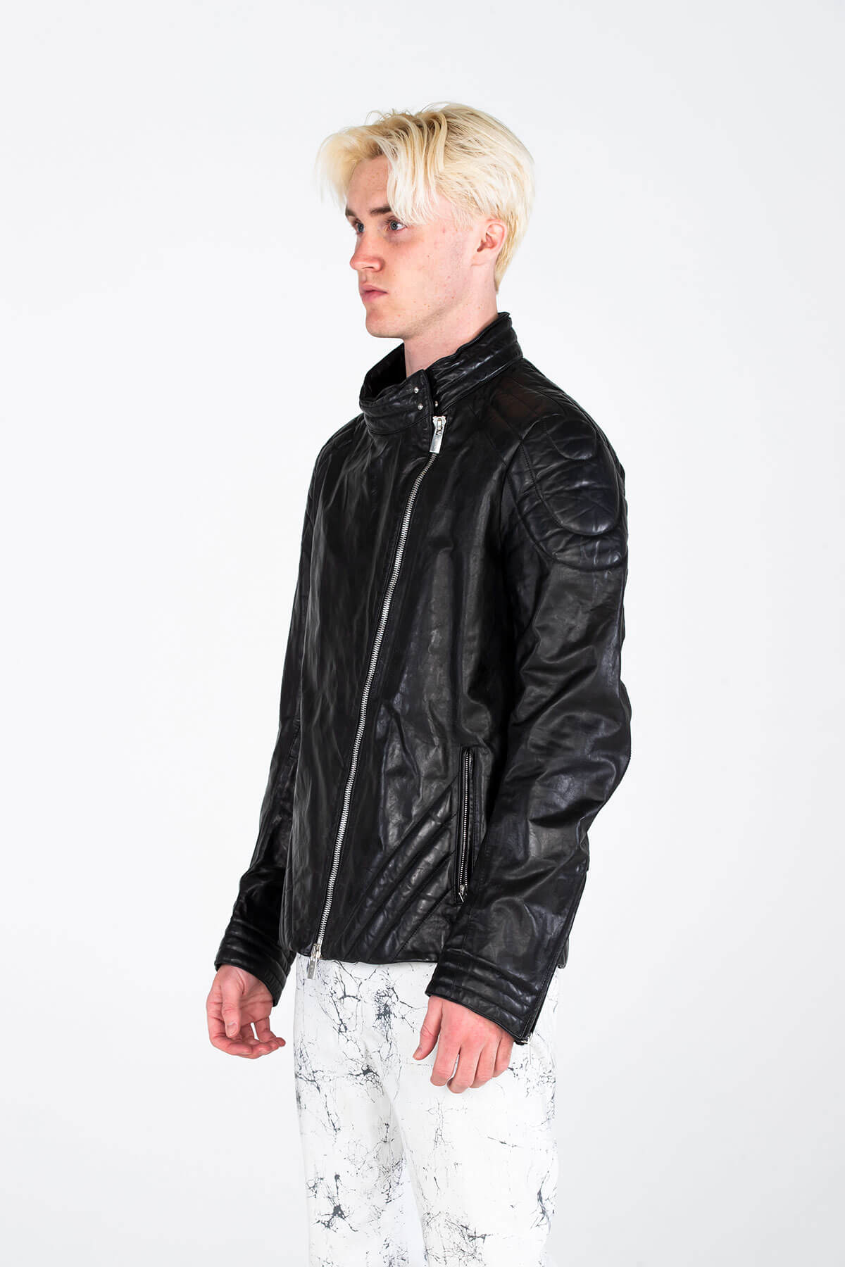 CLASSIC PADDED LEATHER ARCHIVE JACKET - MJB