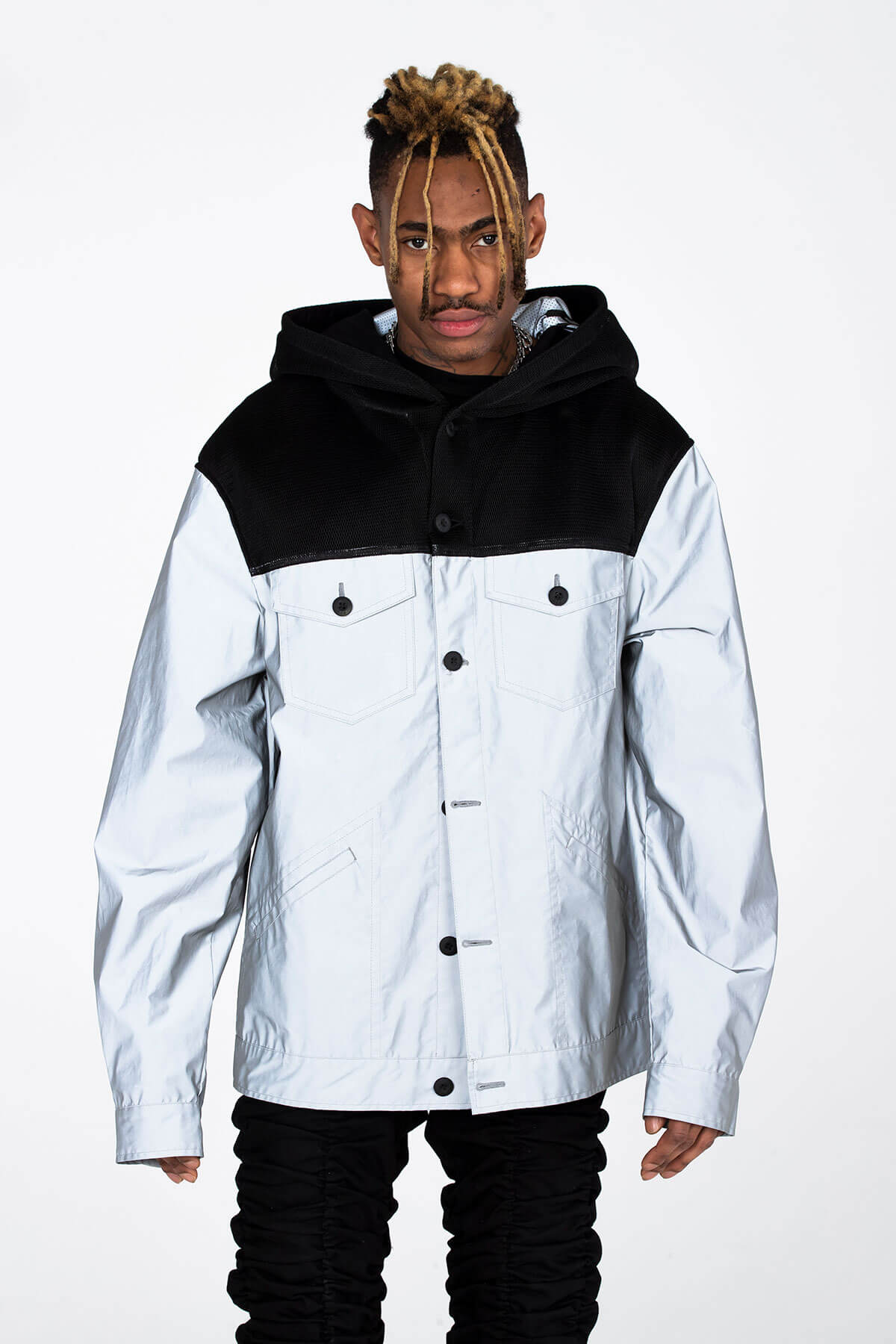 REFLECTIVE 3M BALACLAVA HOODED JACKET - JACKET - A/W 2020 - MJB