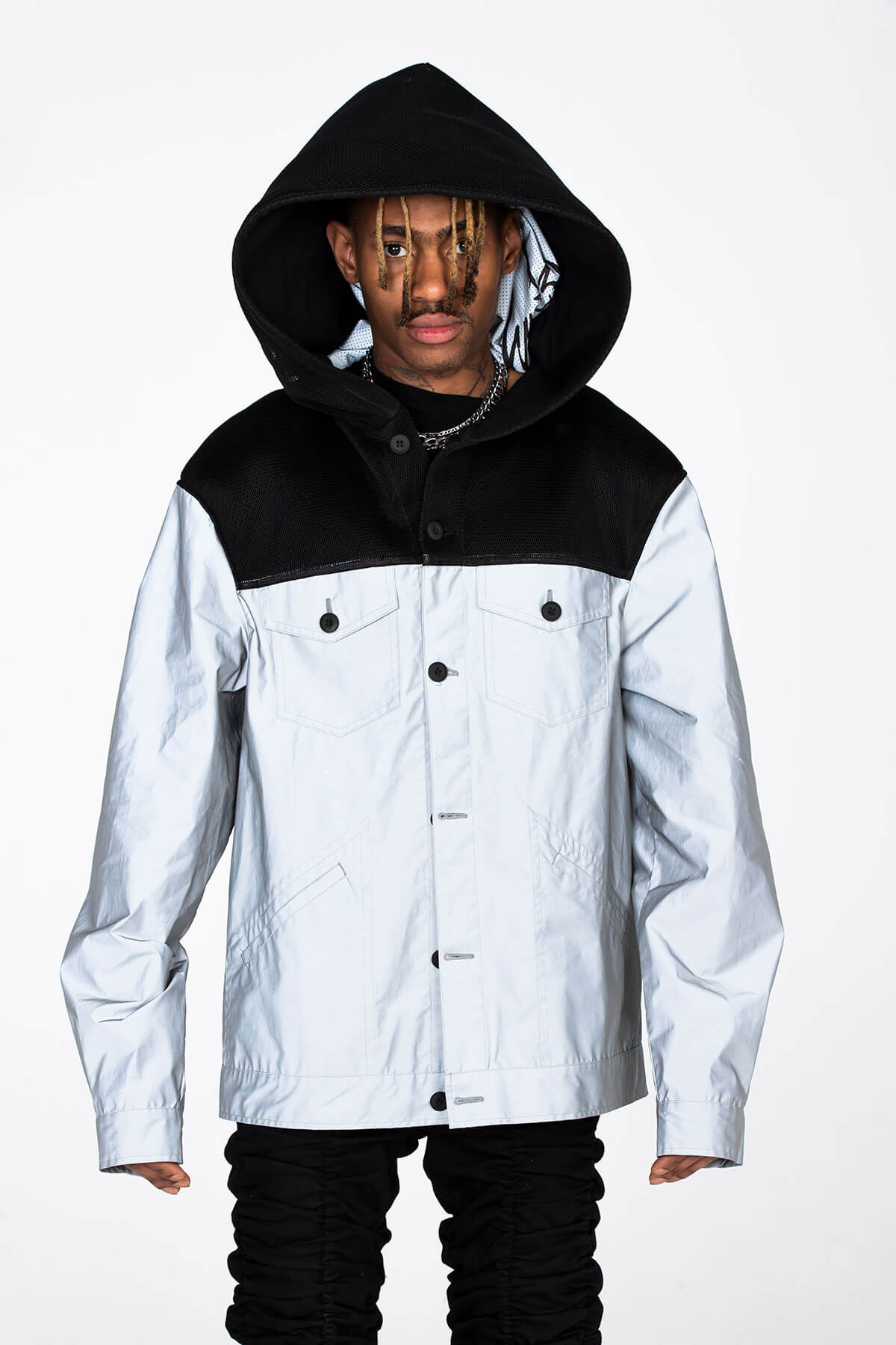 REFLECTIVE 3M BALACLAVA HOODED JACKET - JACKET - A/W 2020 - MJB