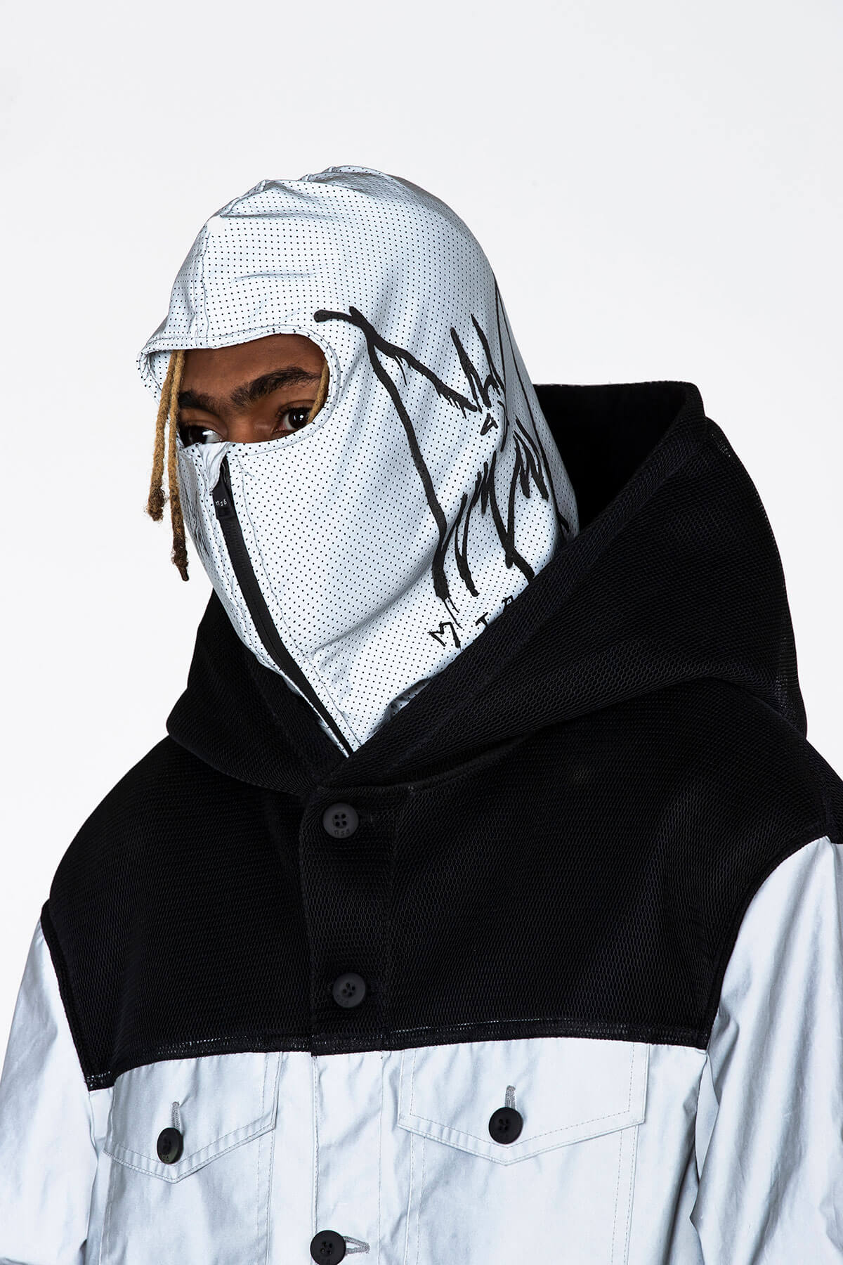 REFLECTIVE 3M BALACLAVA HOODED JACKET - JACKET - A/W 2020 - MJB