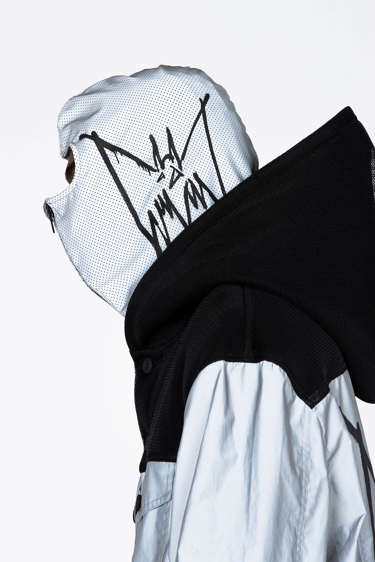 REFLECTIVE 3M BALACLAVA HOODED JACKET - JACKET - A/W 2020 - MJB