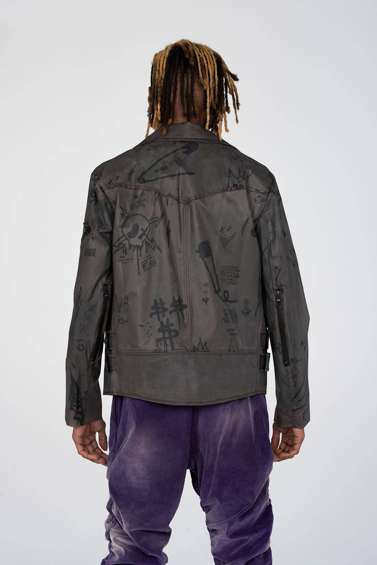 CLASSIC LATEX BIKER JACKET - JACKET - MJB