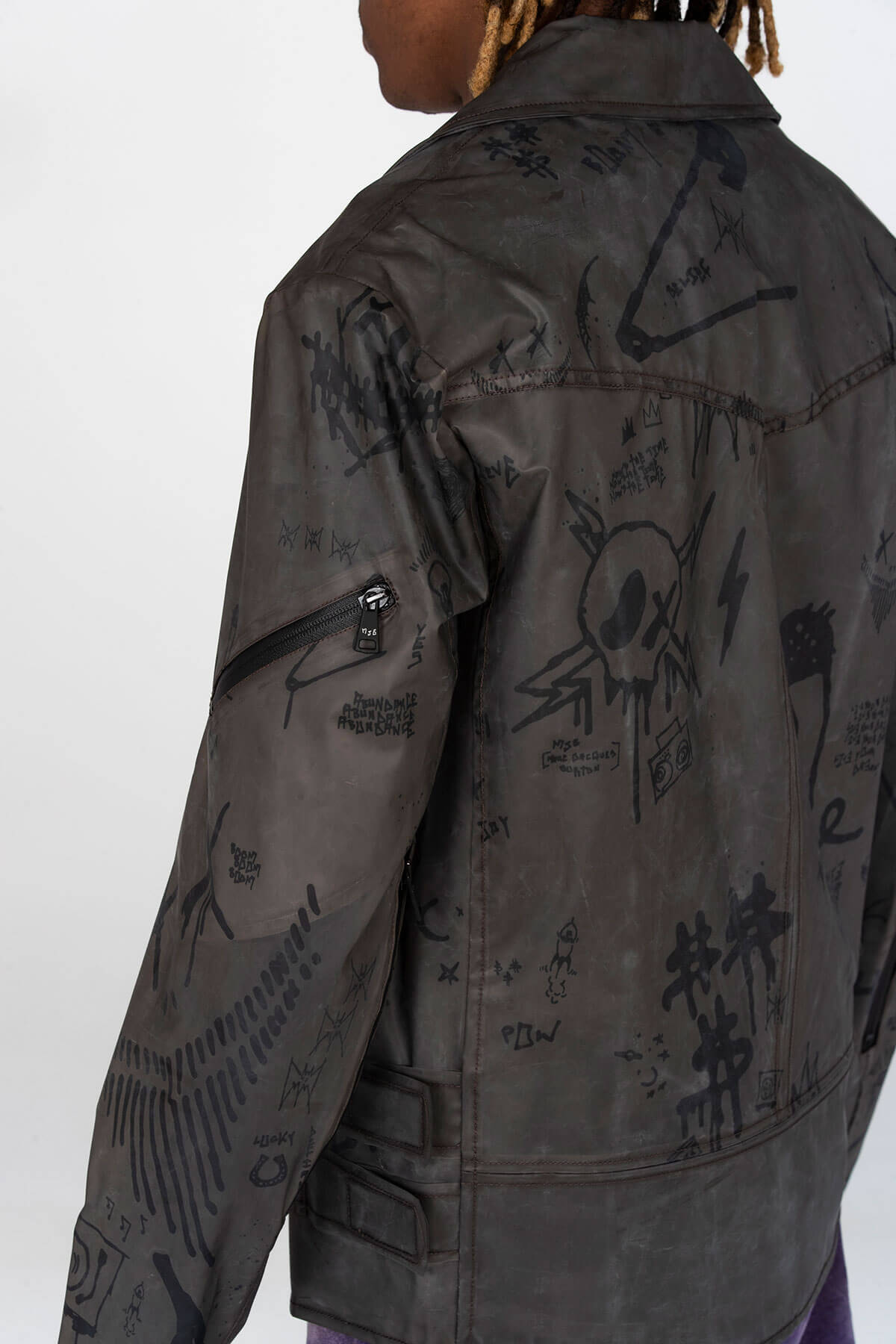 CLASSIC LATEX BIKER JACKET - JACKET - MJB