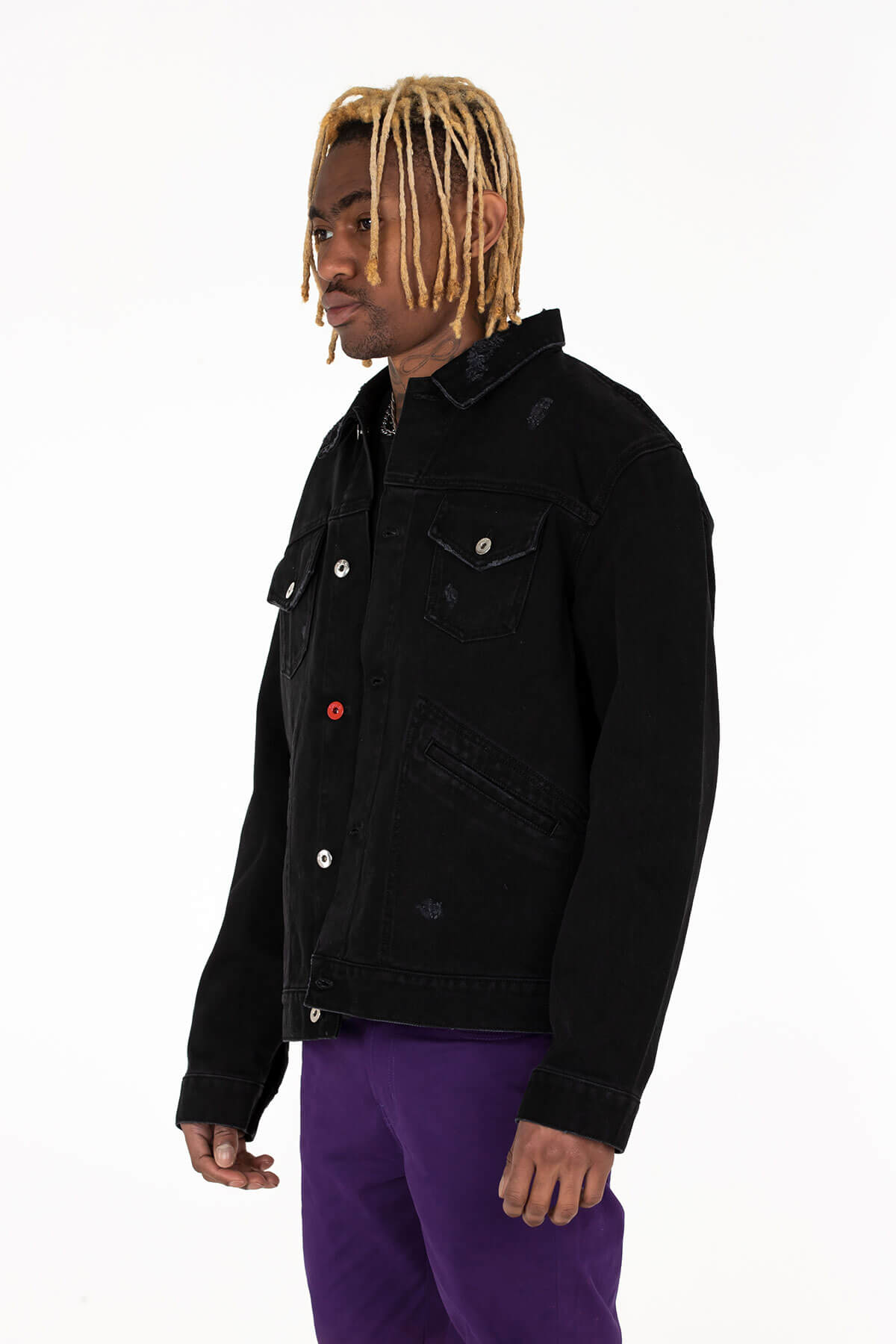 PAX DENIM JACKET VINTAGE EAGLE LIGHT DISTRESSING - MJB