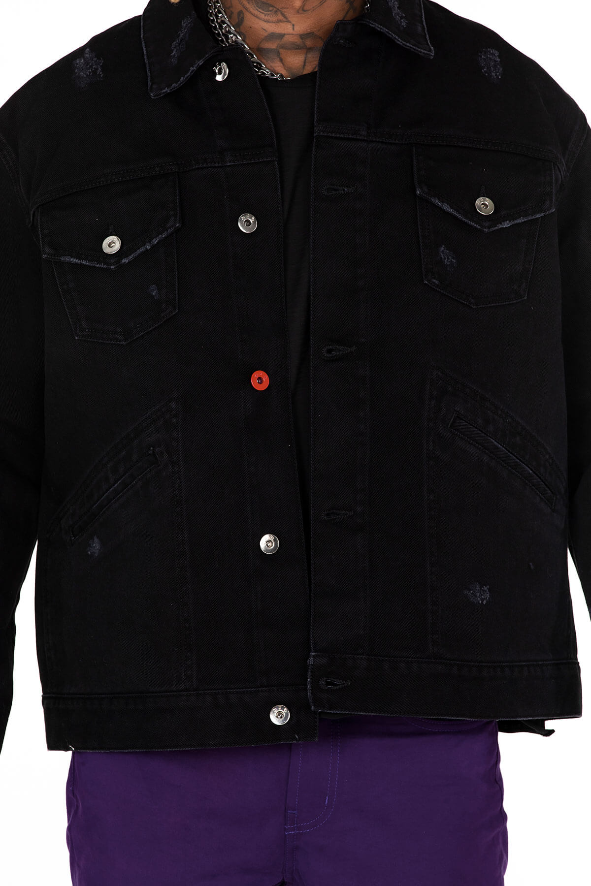 PAX DENIM JACKET VINTAGE EAGLE LIGHT DISTRESSING - MJB