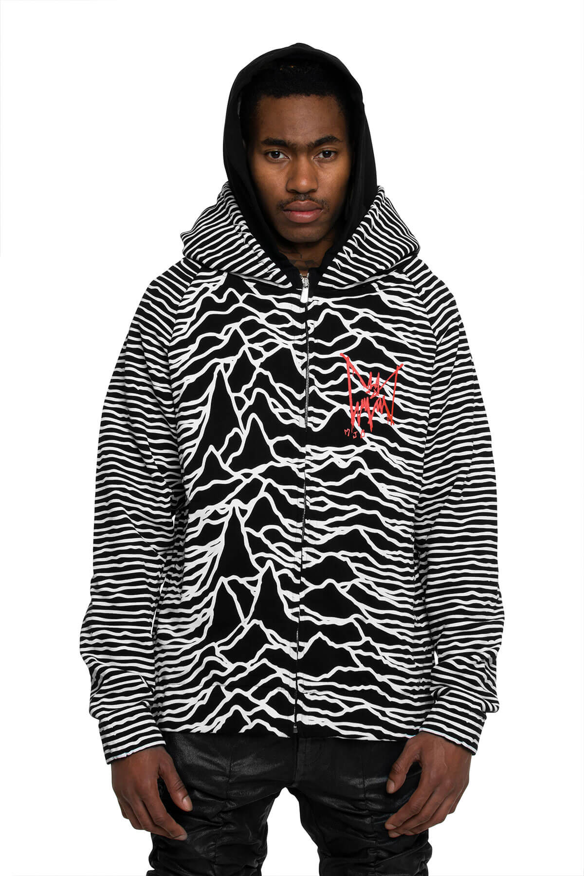 MJB X JOY DIVISION ZIP DOUBLE HOODIE - MJB