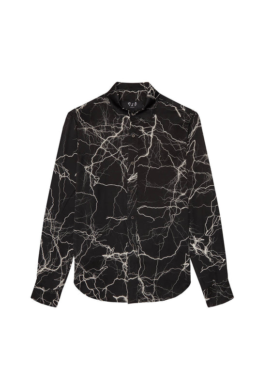 MARBLE LIGHTNING SILK ROCKER SHIRT