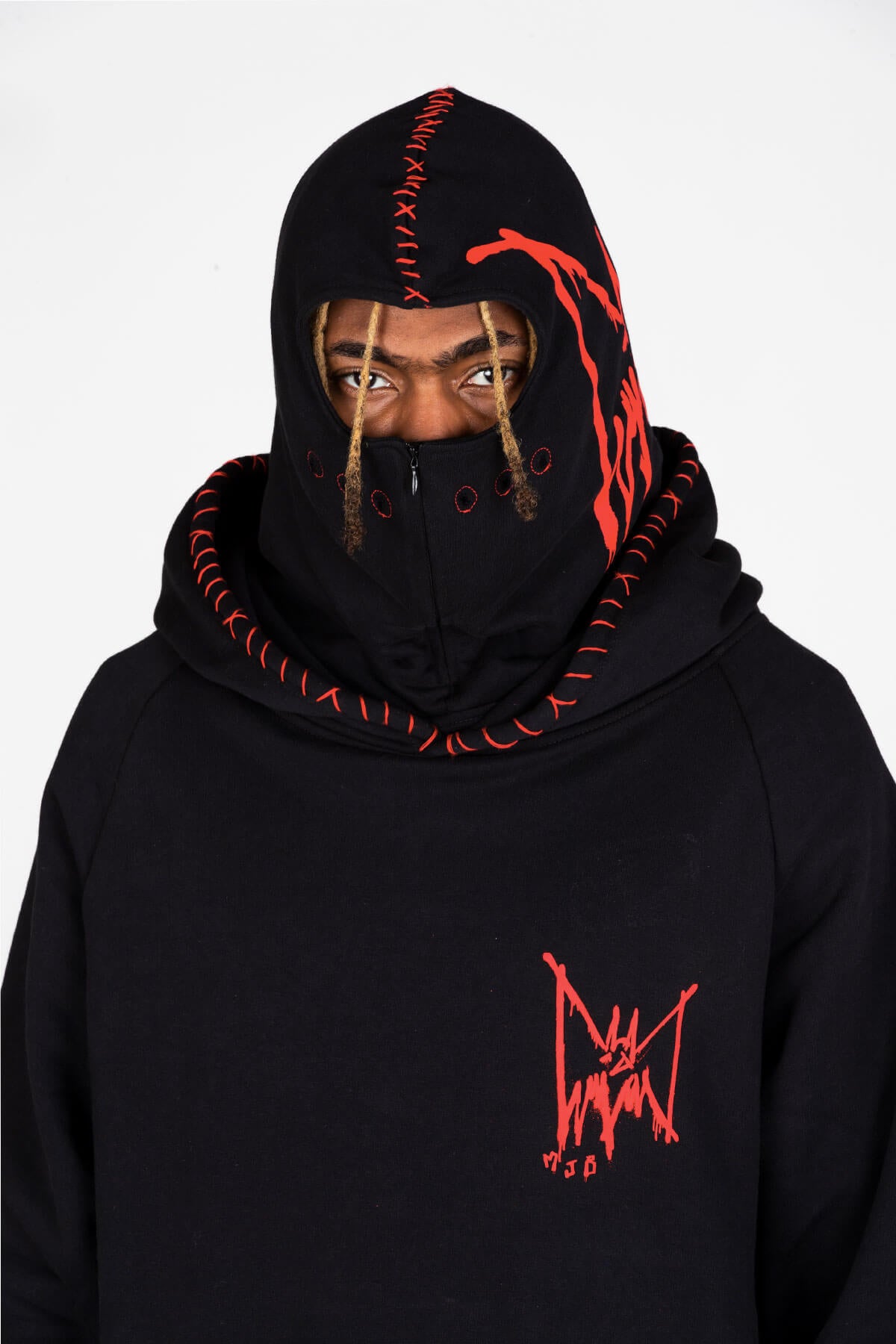 MJB RED BAT BALACLAVA - HOODIE - A/W 2020 - MJB