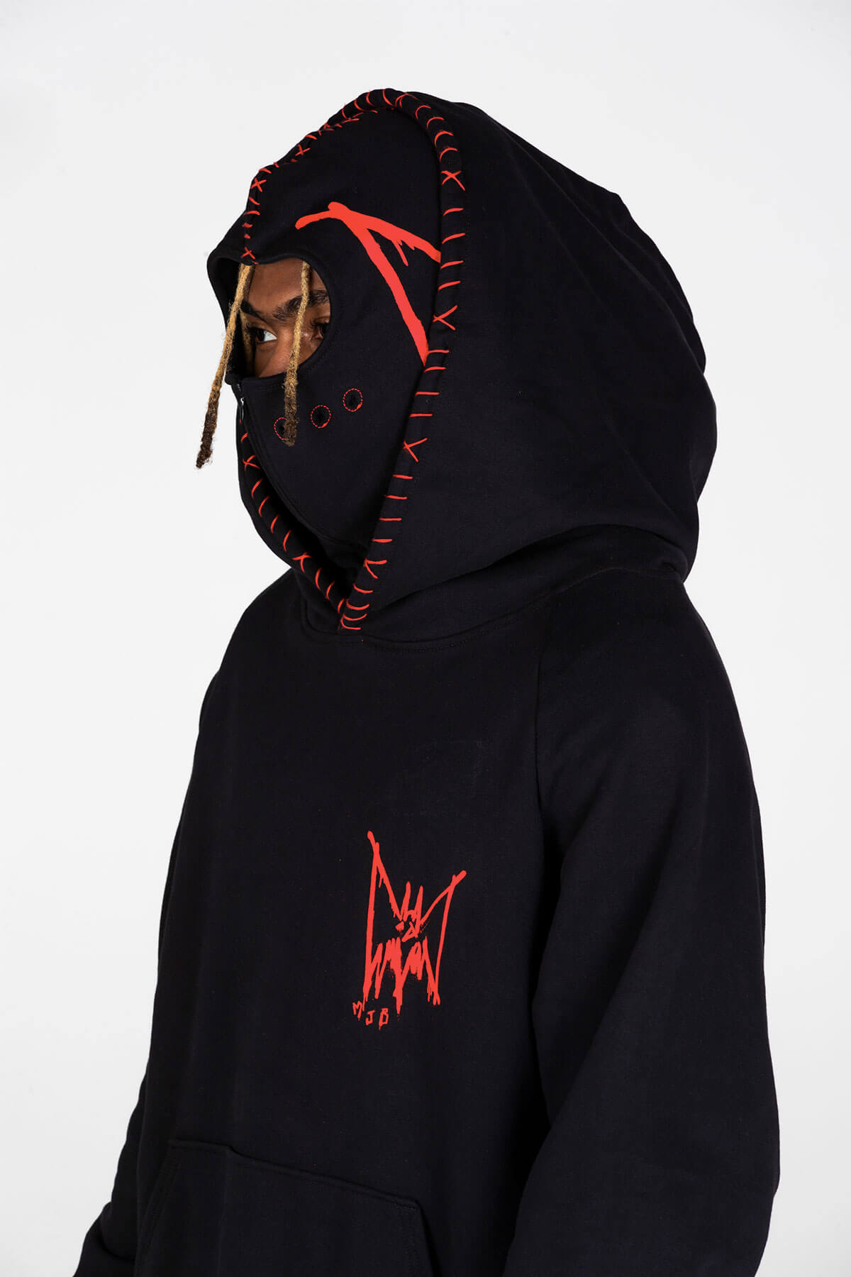 MJB RED BAT BALACLAVA - HOODIE - A/W 2020 - MJB