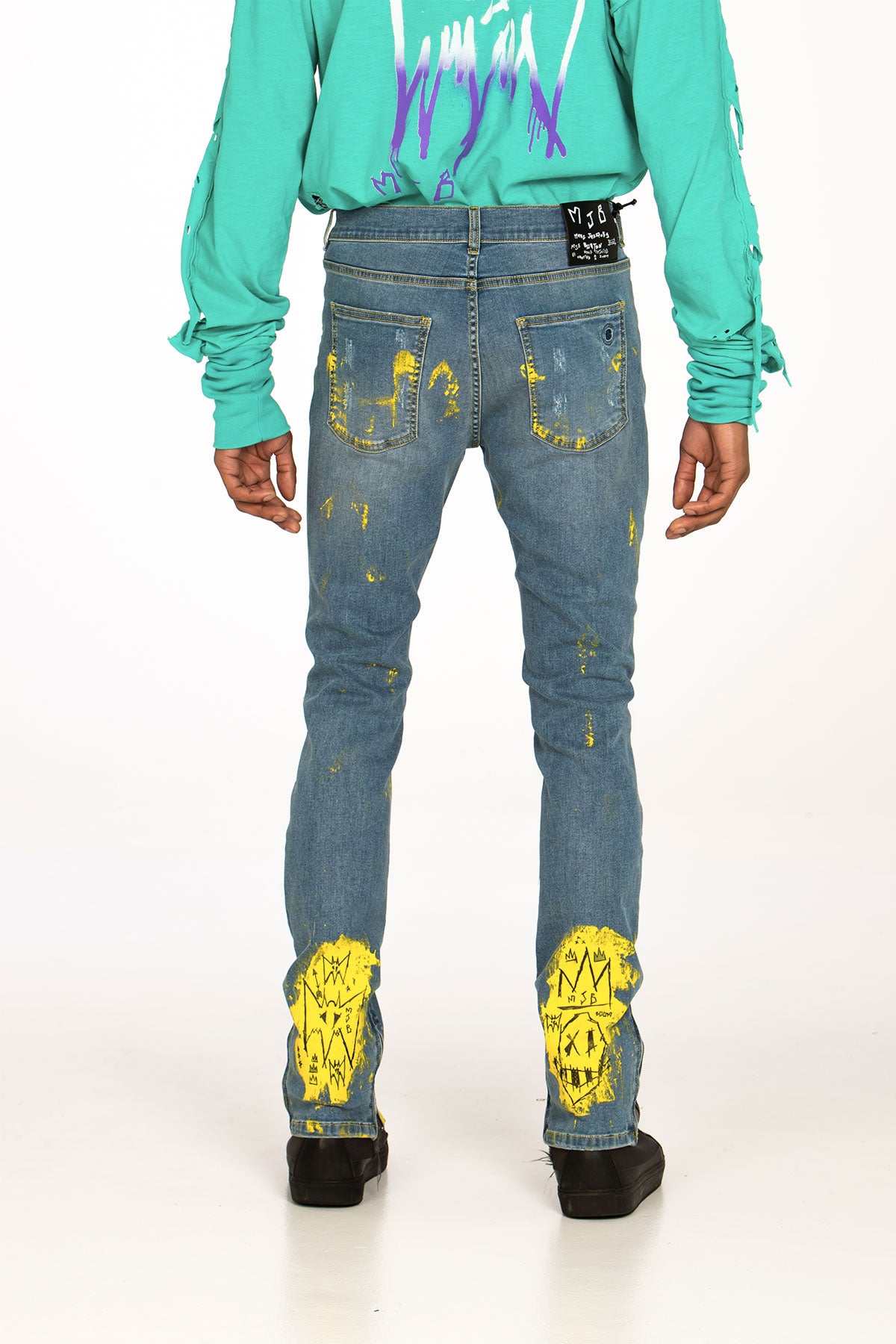 CRIXUS JEANS HAND PAINTED - BOTTOM - MJB