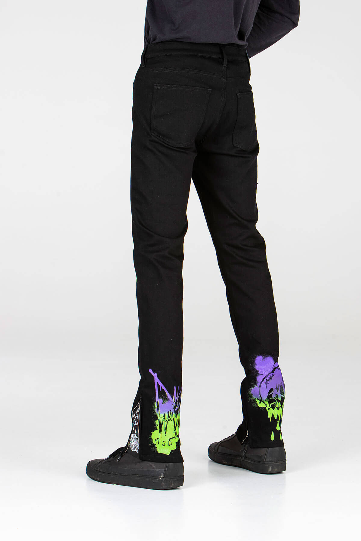 CRIXUS JEANS – SPRAY PAINT ART - BOTTOM - MJB