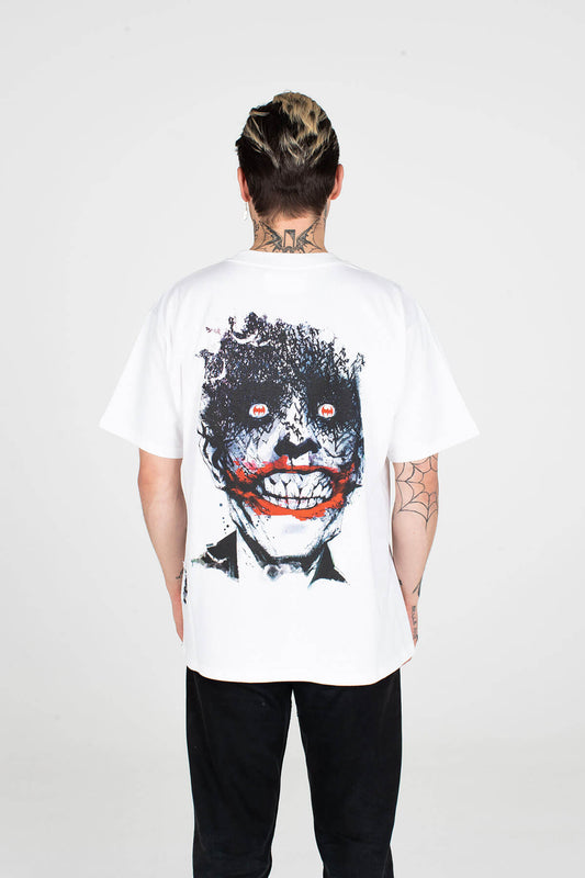 BATMAN X MJB FESTIVAL T SHIRT JOKER WHITE JOCK - TOP - MJB