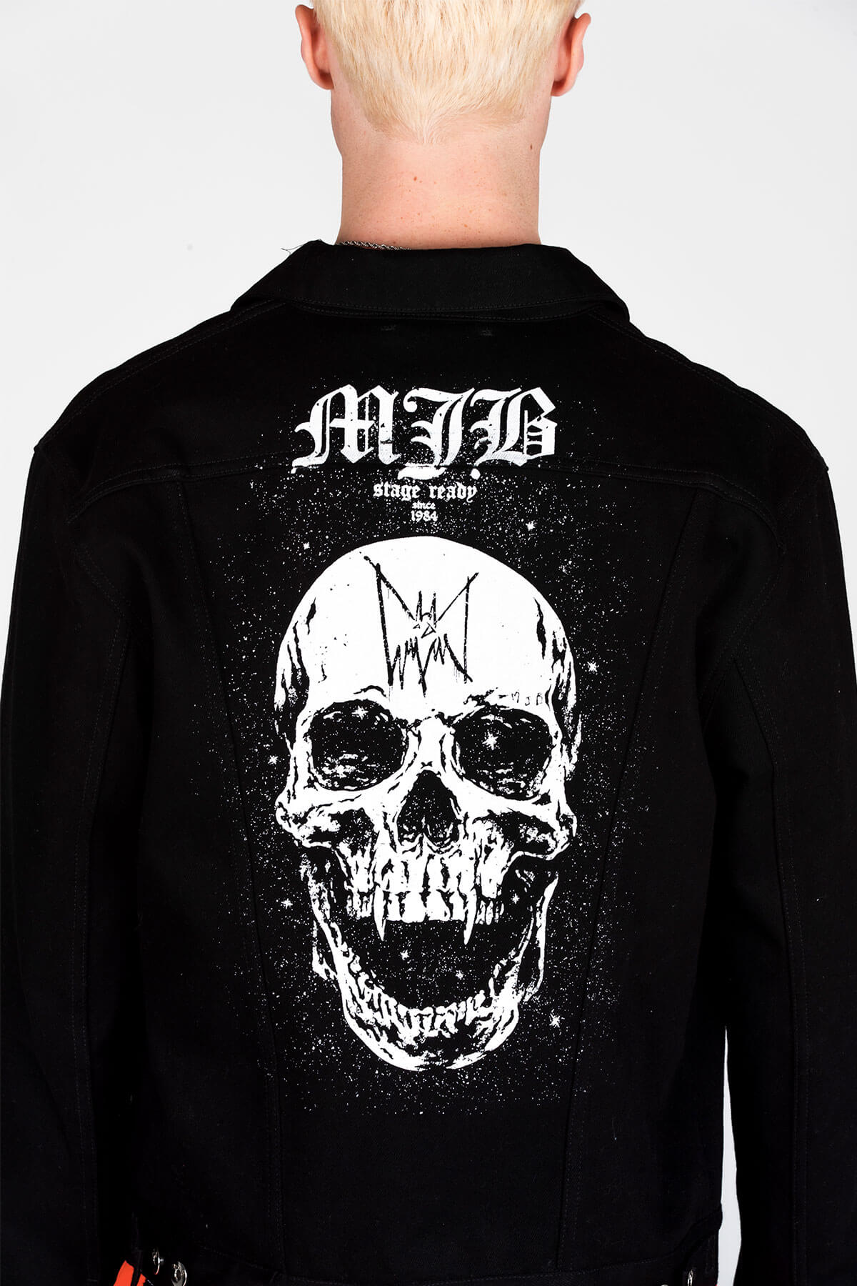 MJB HAND SPRAYED SKULL DENIM JACKET - A/W 2020 - MJB