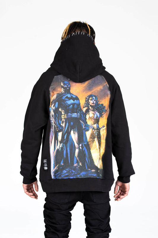 MJB X WONDER WOMAN DOUBLE HOODIE BLACK - HOODIE - A/W 2020 - MJB