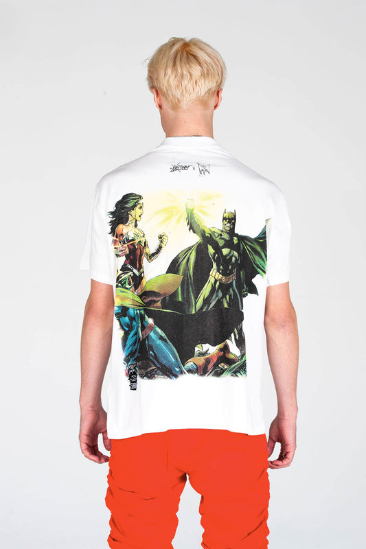 MJB FESTIVAL T-SHIRT JUSTICE LEAGUE WHITE - TOP - A/W 2020 - MJB