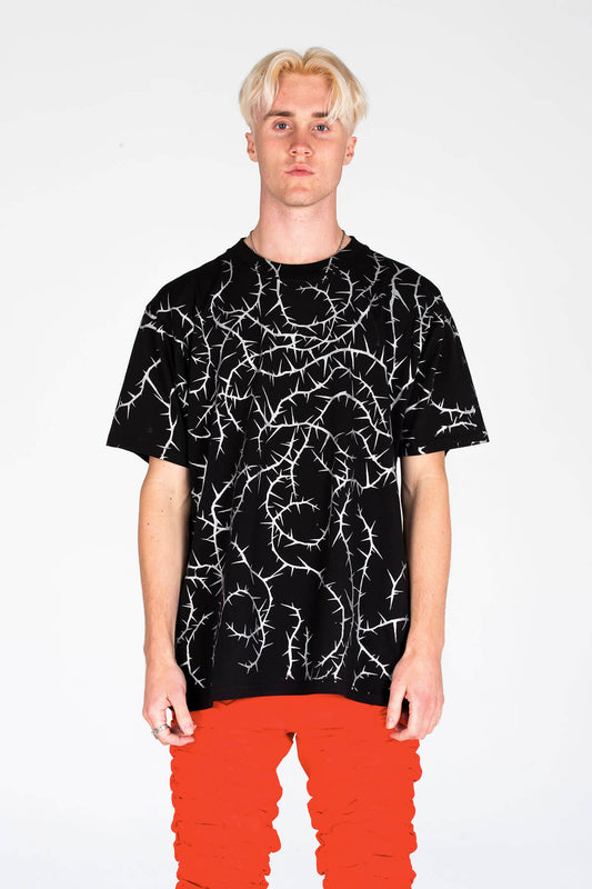 MJB FESTIVAL T-SHIRT THORNS - BLACK - TOP - A/W 2020 - MJB