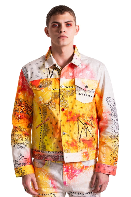 PAISLEY TIE DYE PAX JACKET - MJB