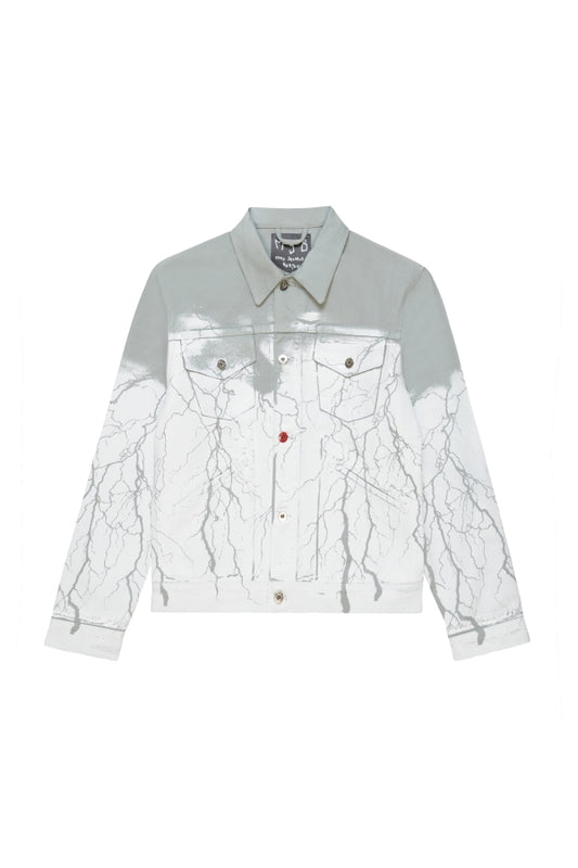 GREY LIGHTNING DENIM PAX JACKET - MJB