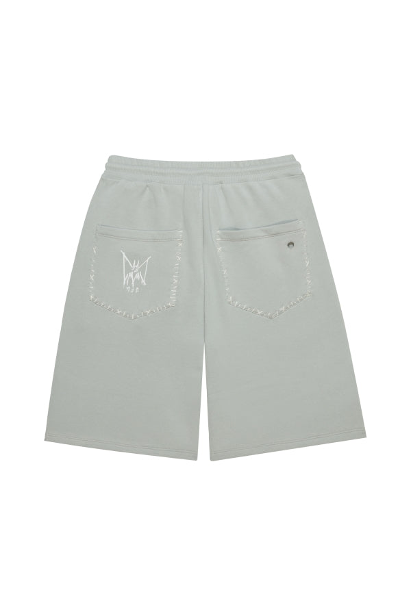 GREY BASKETBALL SHORTS - MJB