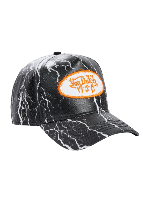 MJB X VON DUTCH BLACK LIGHTNING TRUCKER CAP