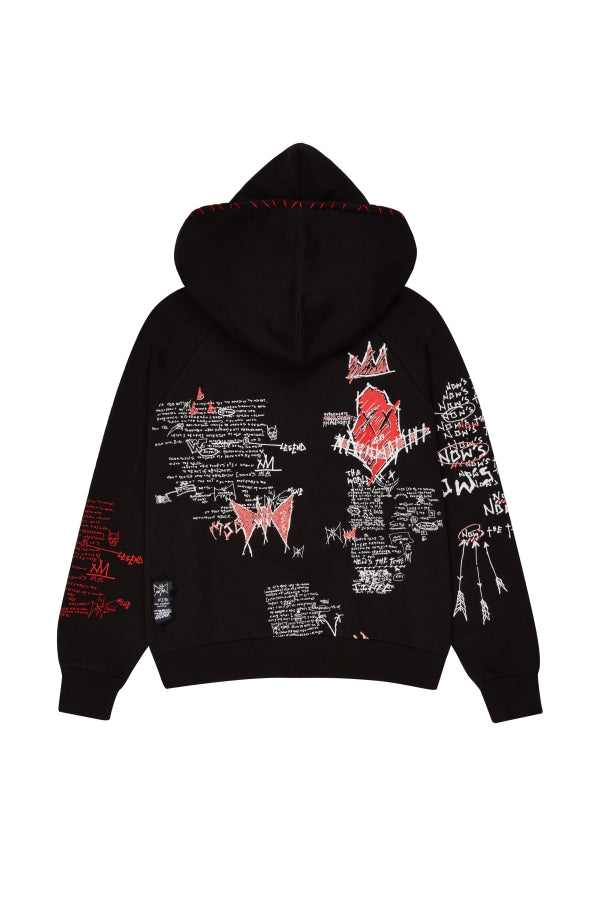 ALL OVER STREET ART DOUBLE HOODIE