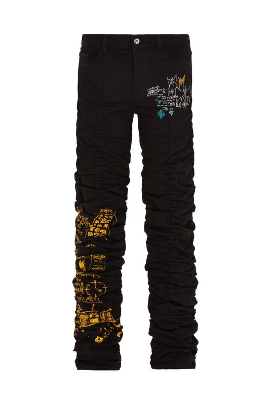 MJB X KREPT & KONAN X CÎROC LIMITED EDITION STREET ART FESTIVAL STACK PANTS