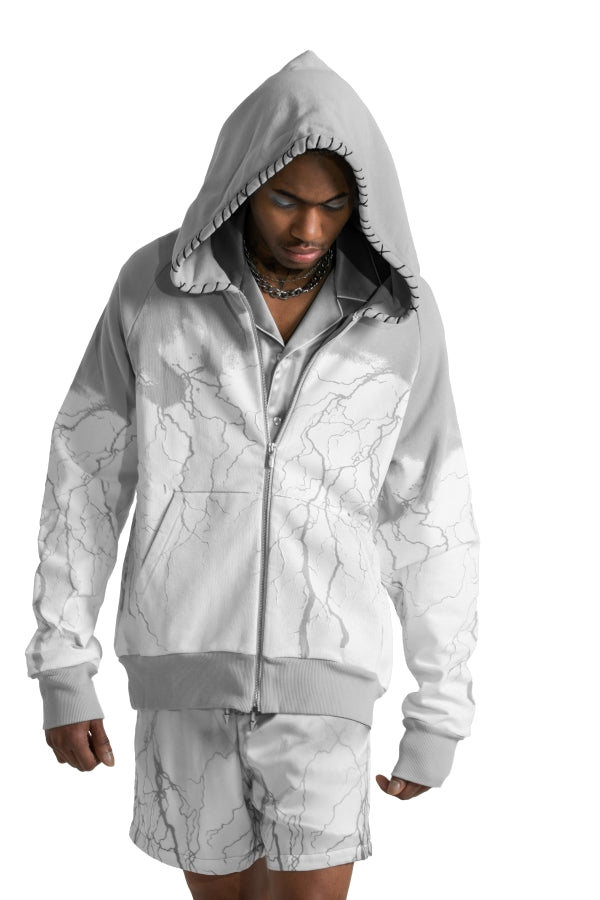 LIGHTNING ZIP HOODIE - MJB