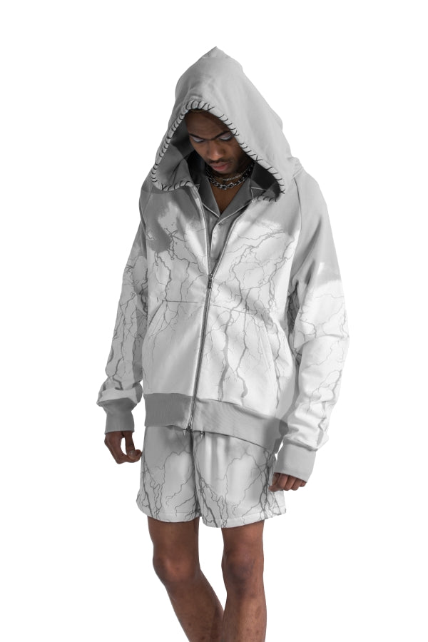 LIGHTNING ZIP HOODIE - MJB