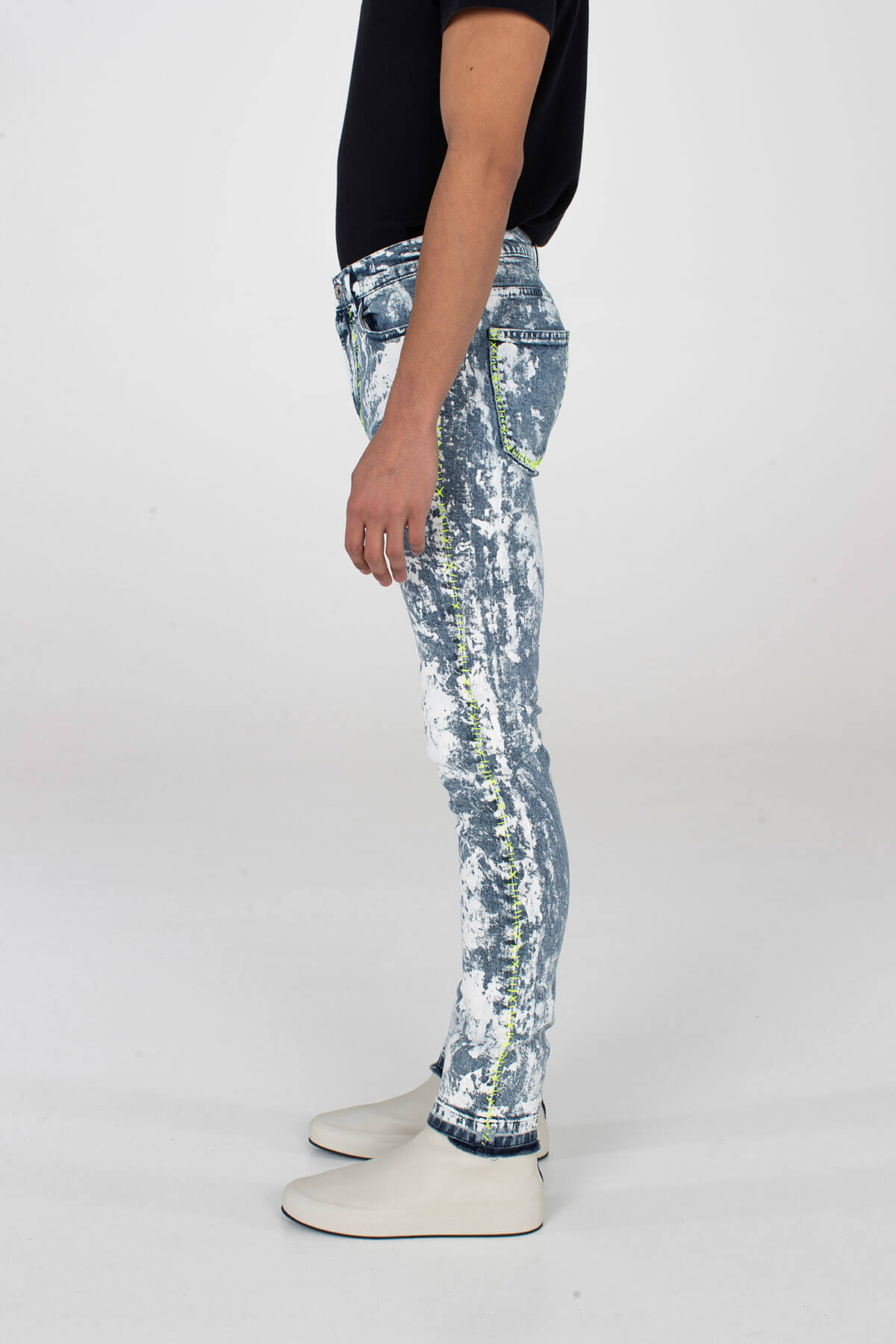 Crixus Jeans Acid Wash Punk - BOTTOM - MJB