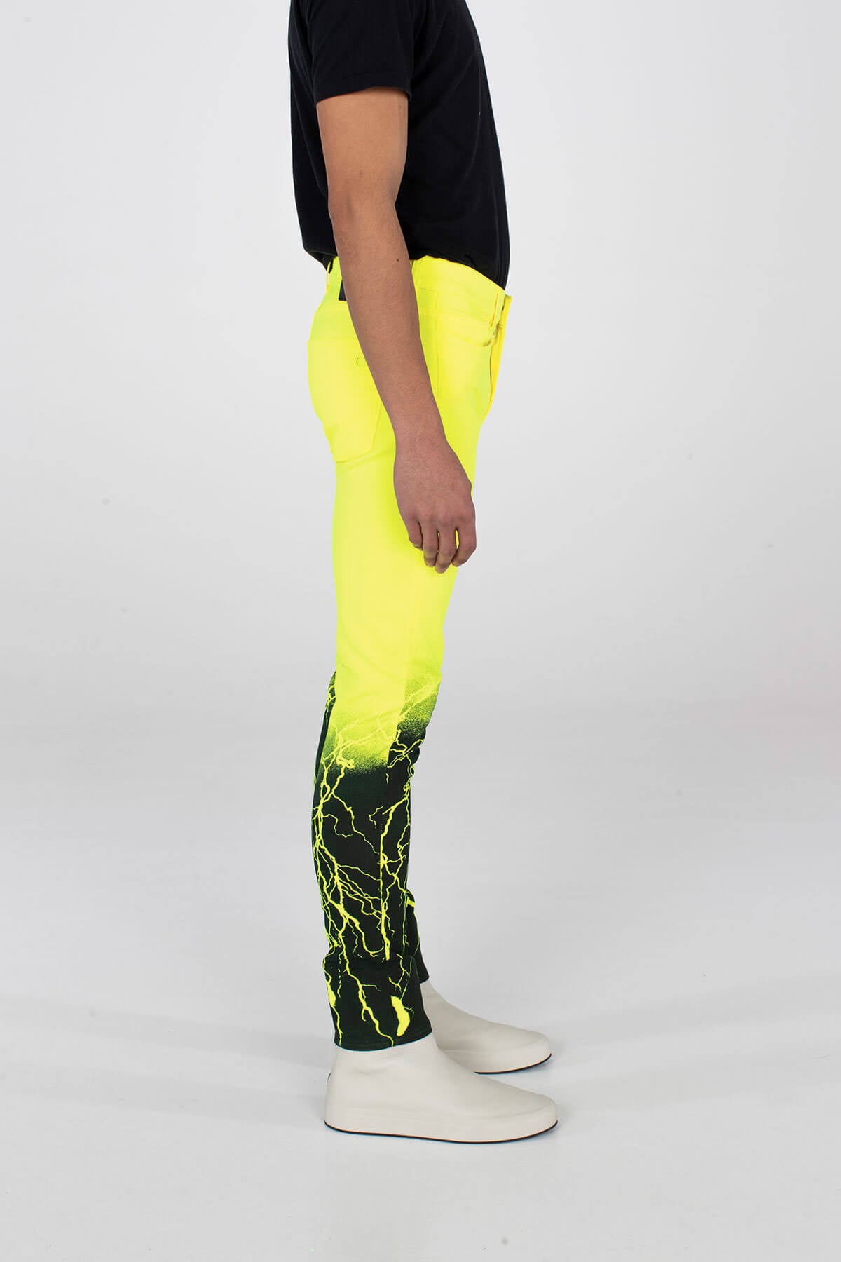 Crixus Jeans – Lightning Neon Yellow - BOTTOM - MJB