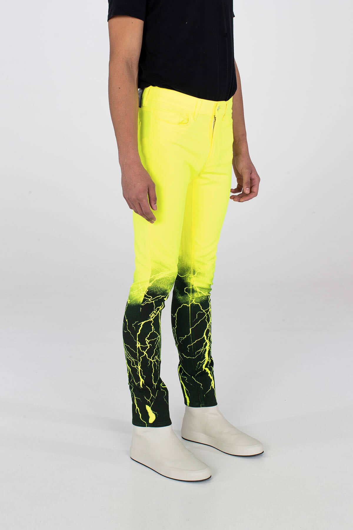 Crixus Jeans – Lightning Neon Yellow - BOTTOM - MJB