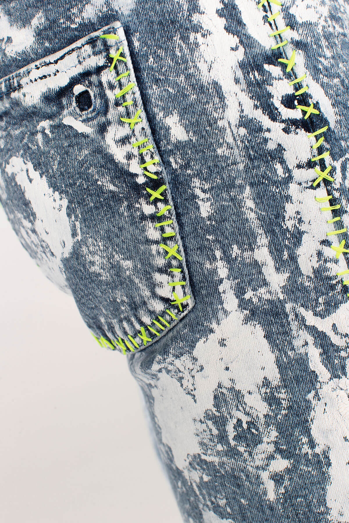 Crixus Jeans Acid Wash Punk - BOTTOM - MJB