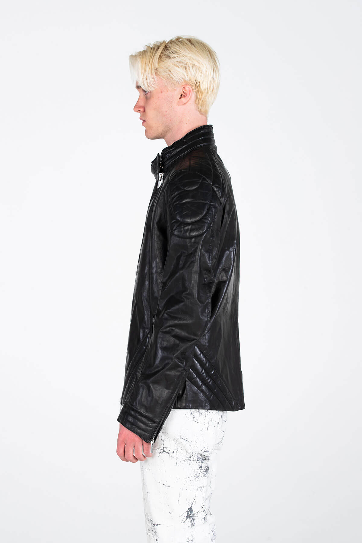 CLASSIC PADDED LEATHER ARCHIVE JACKET - MJB