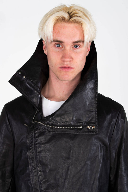 CLASSIC LEATHER JACKET - HAND CRAFTED - ARCHIVE JACKET - MJB