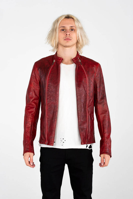 CLASSIC SLIM FIT BIKER JACKET – HAND CRAFTED - ARCHIVE JACKET - MJB