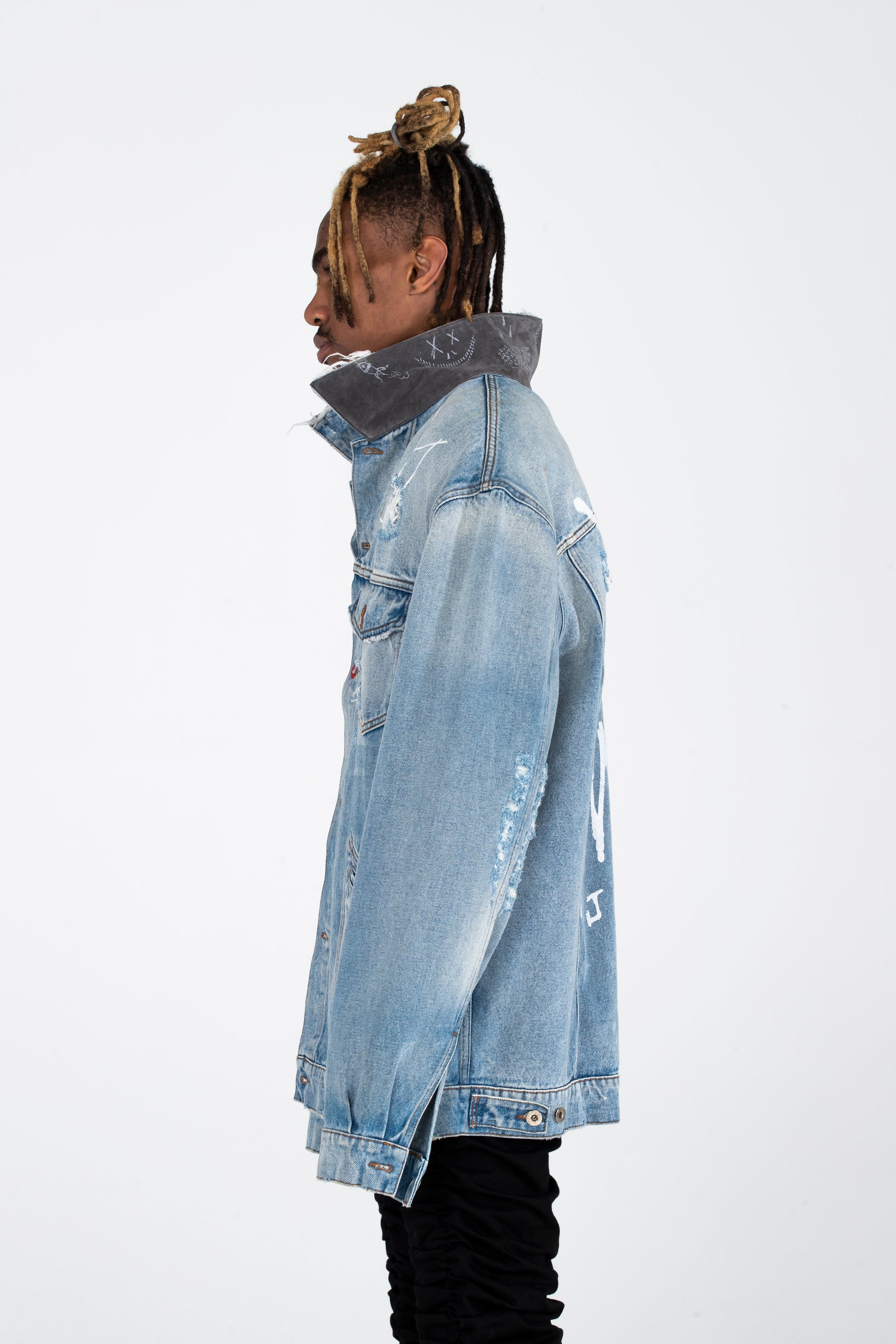 PAX DENIM JACKET - HAND PAINTED FINISH - ARCHIVE JACKET - MJB