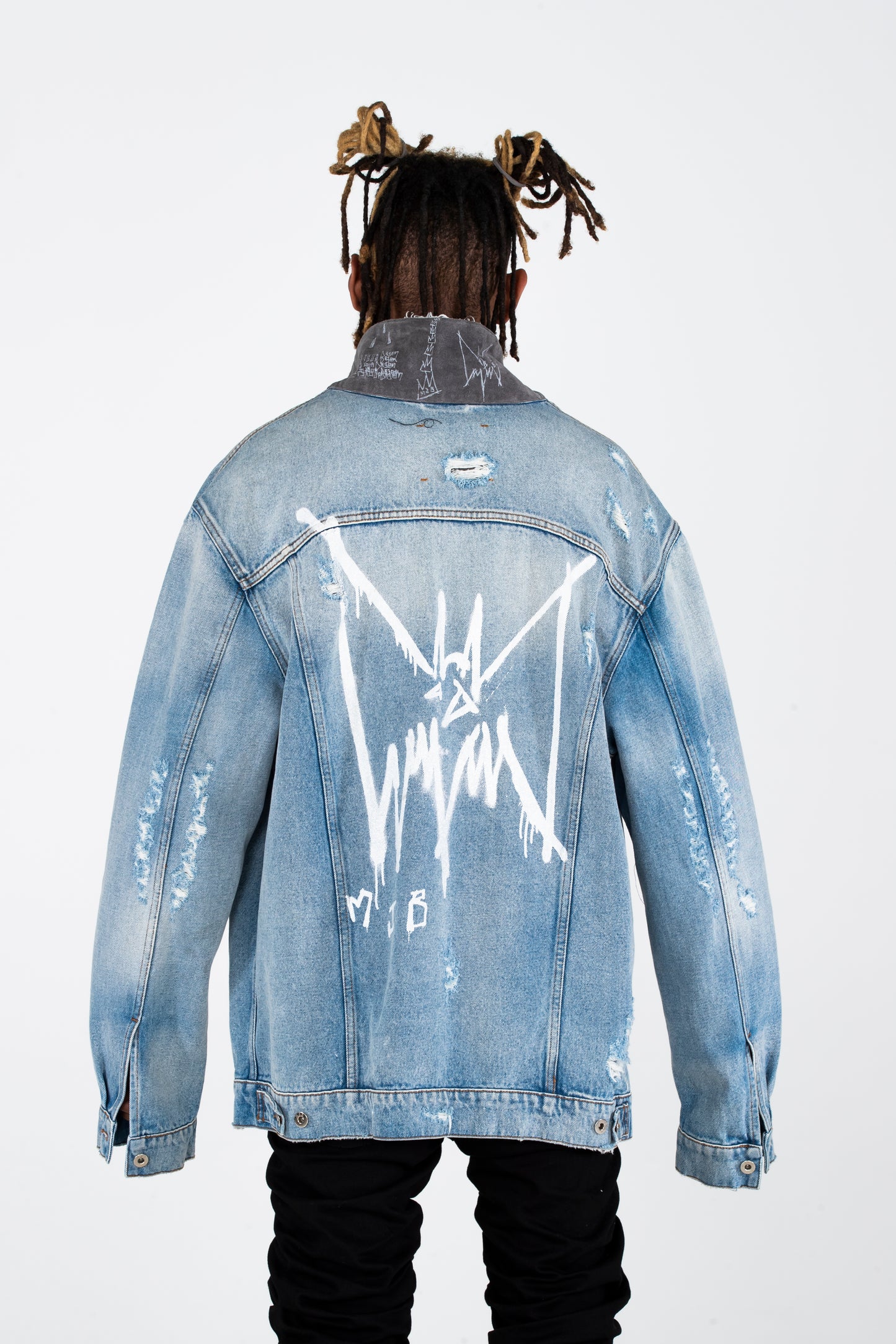 PAX DENIM JACKET - HAND PAINTED FINISH - ARCHIVE JACKET - MJB