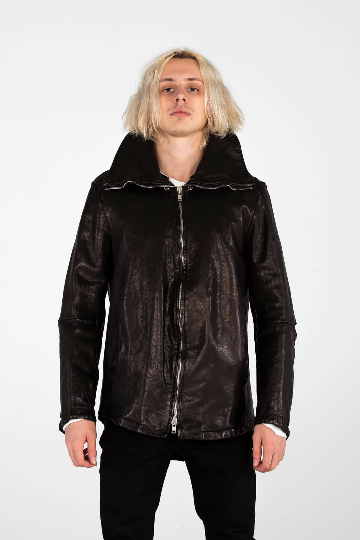CLASSIC LEATHER JACKET - HAND CRAFTED - ARCHIVE JACKET - MJB