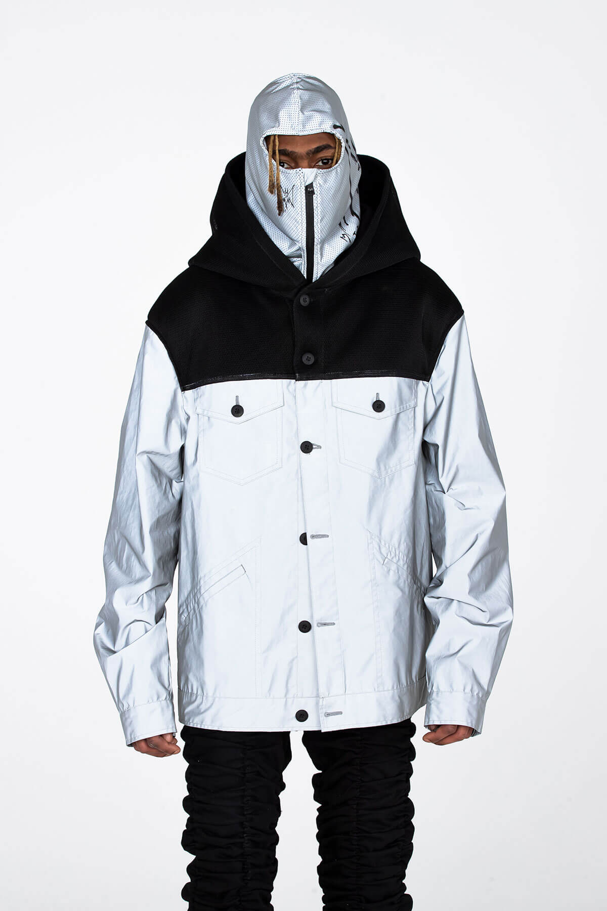 REFLECTIVE 3M BALACLAVA HOODED JACKET - JACKET - A/W 2020 - MJB