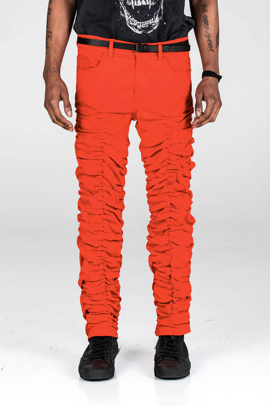 RED STACK PANTS - BOTTOM - A/W 2020 - MJB