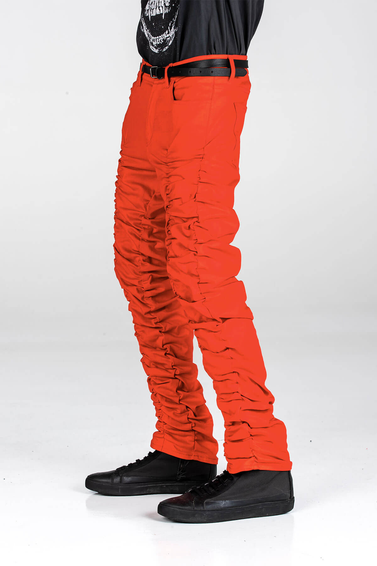 RED STACK PANTS - BOTTOM - A/W 2020 - MJB