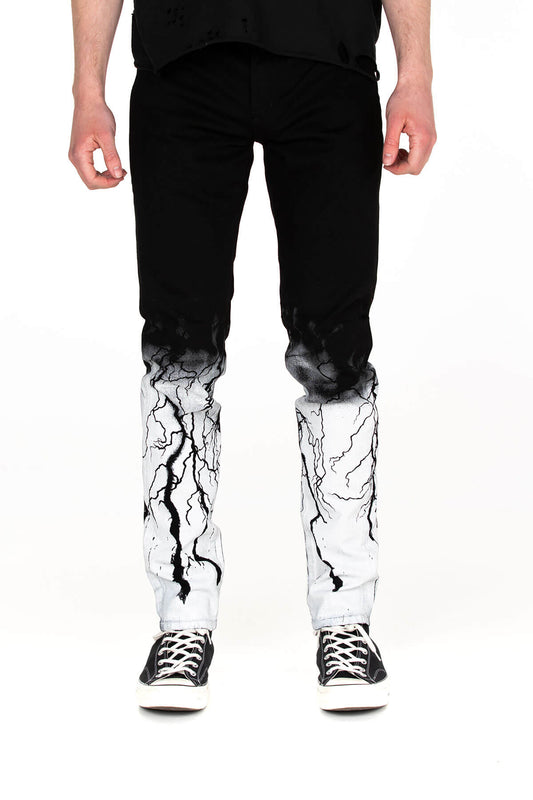 CRIXUS JEANS  LIGHTNING - MJB