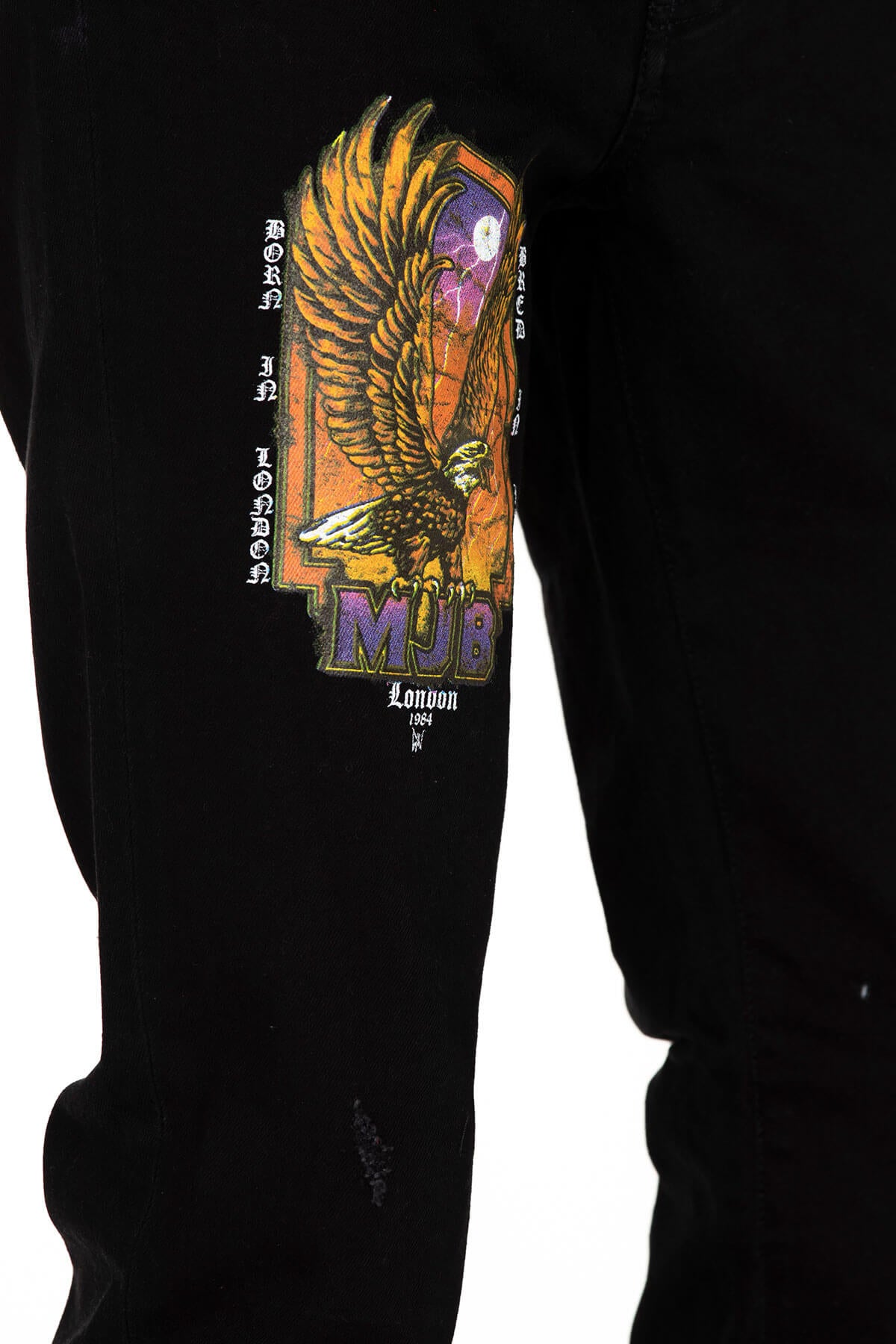 DISTRESSED EAGLE CRIXUS JEANS - MJB