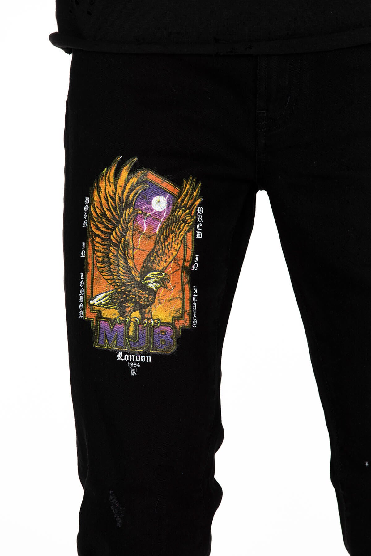 DISTRESSED EAGLE CRIXUS JEANS - MJB